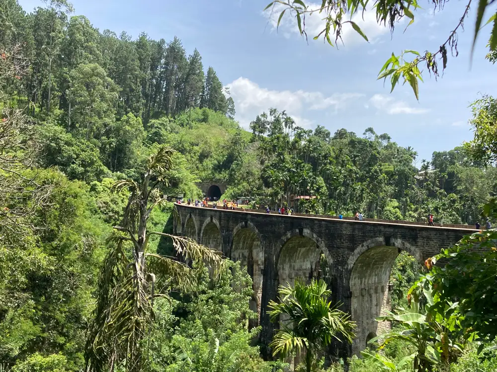 Nine Arches Bridge in the hill country at Ella